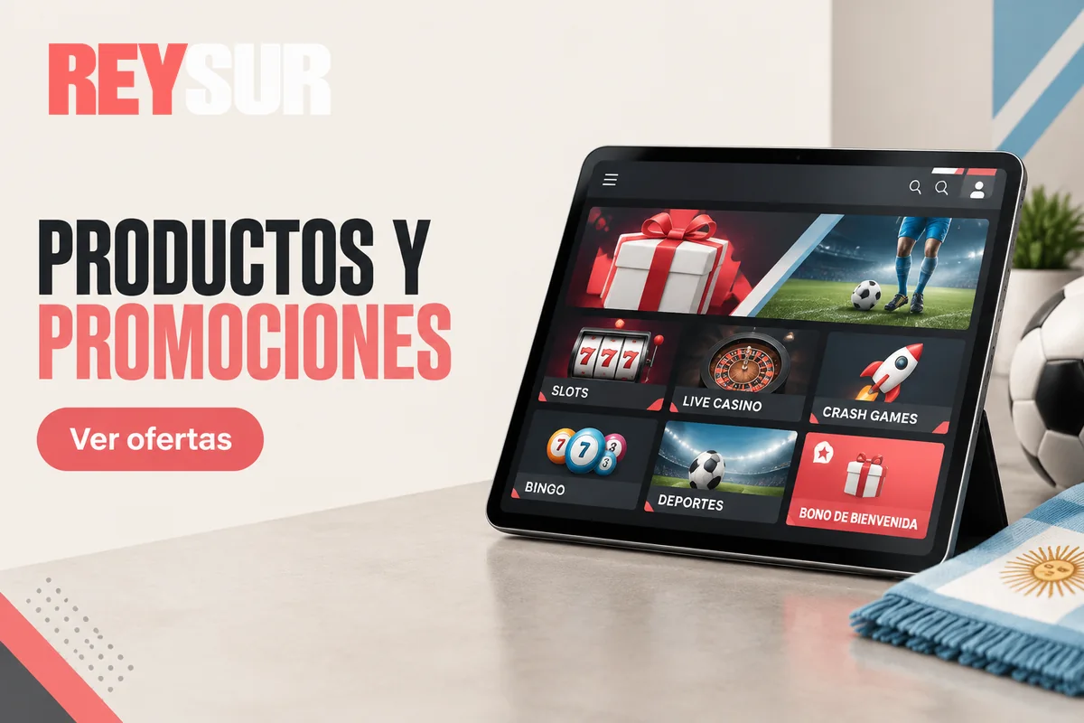 Catálogo simulado de juegos, deportes y promociones