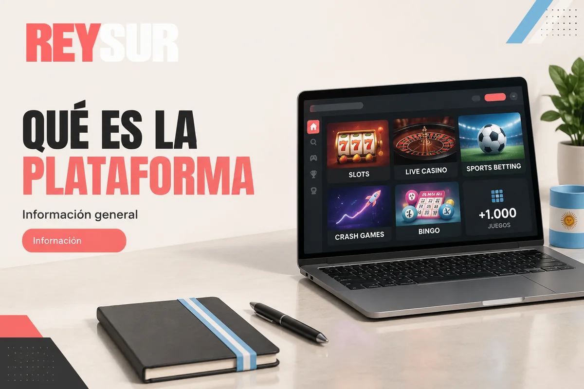 Laptop muestra categorías y catálogo de juegos online