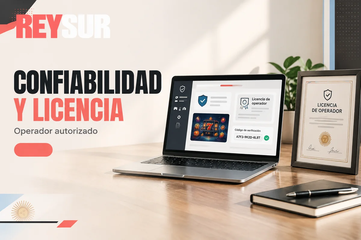 Laptop y certificado muestran operador y licencia internacional