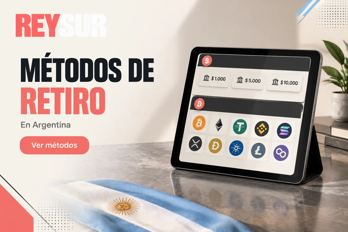 Tablet con opciones simuladas de pagos y criptomonedas